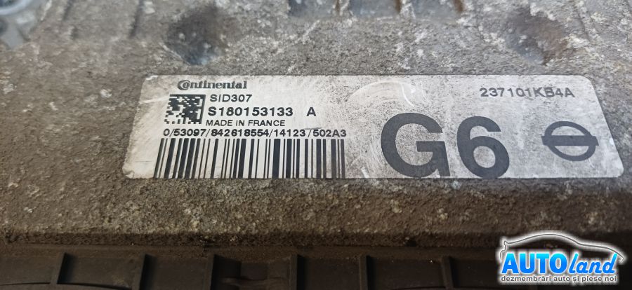 Calculator Ecu Motor NISSAN JUKE 2010-2026 Cod 237101KB4A 