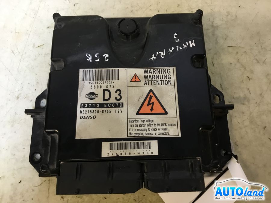 Calculator Ecu Motor NISSAN NAVARA (D40) 2004-2025 Cod 2758304730 