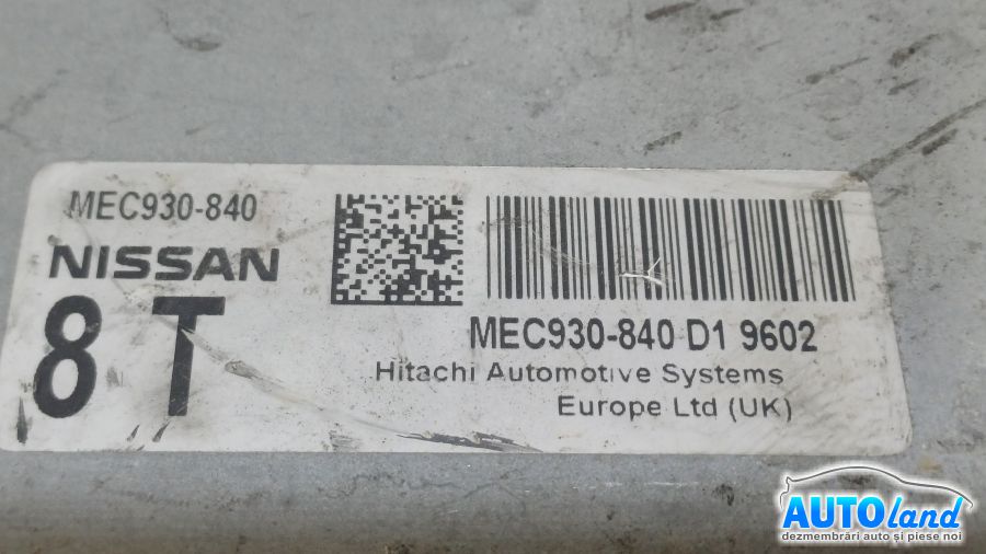 Calculator Ecu Motor NISSAN NOTE (E11) 2006-2025 Cod MEC930840 