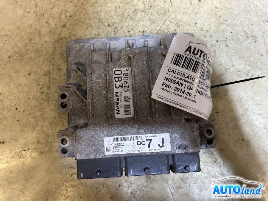 Calculator Ecu Motor NISSAN QASHQAI II (J11) 2014-2021 Cod 23710HV70C 