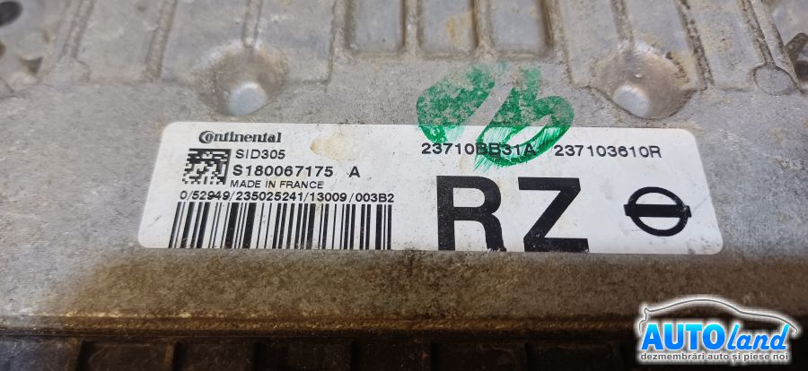 Calculator Ecu Motor NISSAN QASHQAI (J10,JJ10) 2007-2025 Cod 237103610R 