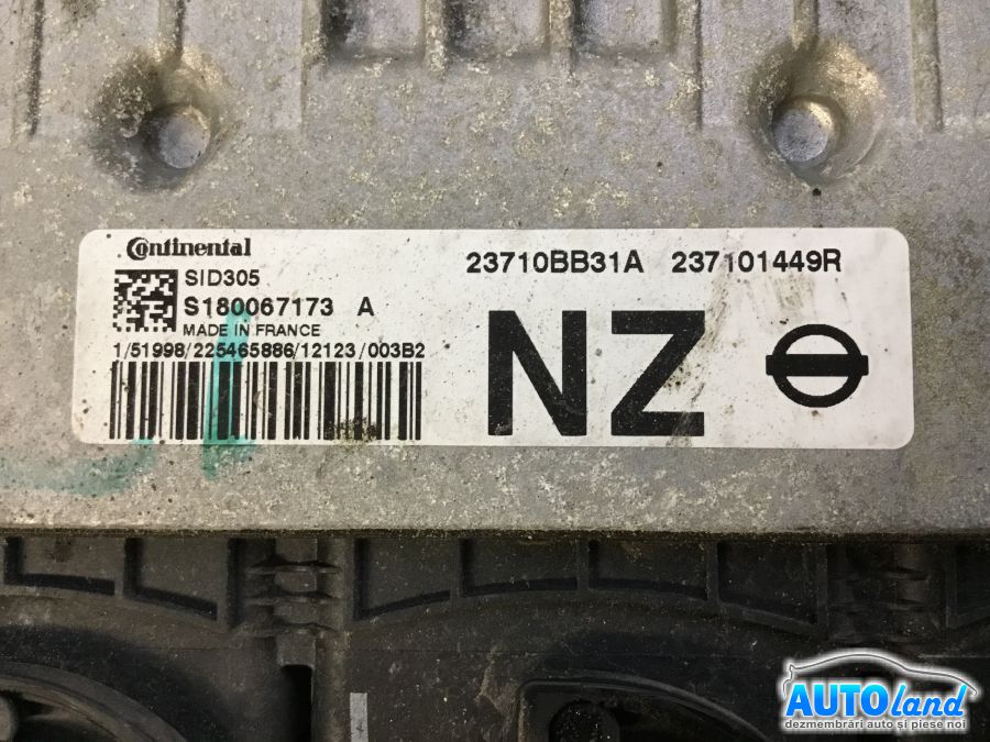 Calculator Ecu Motor NISSAN QASHQAI (J10,JJ10) 2007-2025 Cod 23710BB31A 