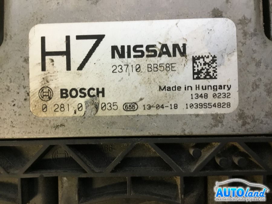 Calculator Ecu Motor NISSAN QASHQAI (J10,JJ10) 2007-2025 Cod 23710BB58E 