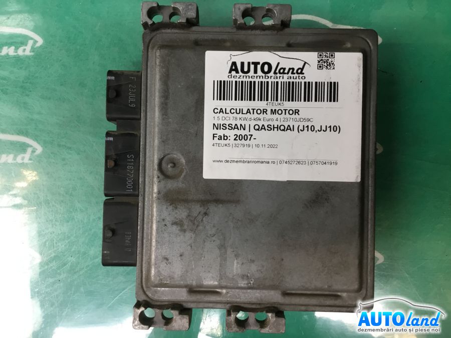 Calculator ECU Motor NISSAN QASHQAI (J10,JJ10) 2007-2025 Cod 23710JD59C 