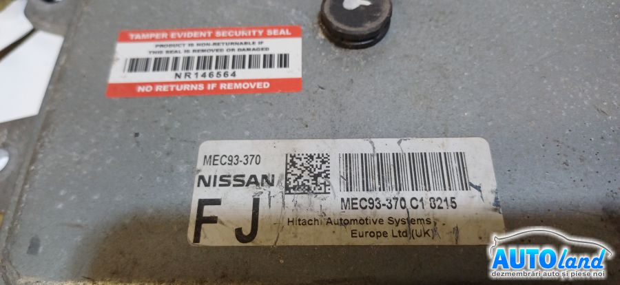 Calculator Ecu Motor NISSAN QASHQAI (J10,JJ10) 2007-2026 Cod MEC93370 