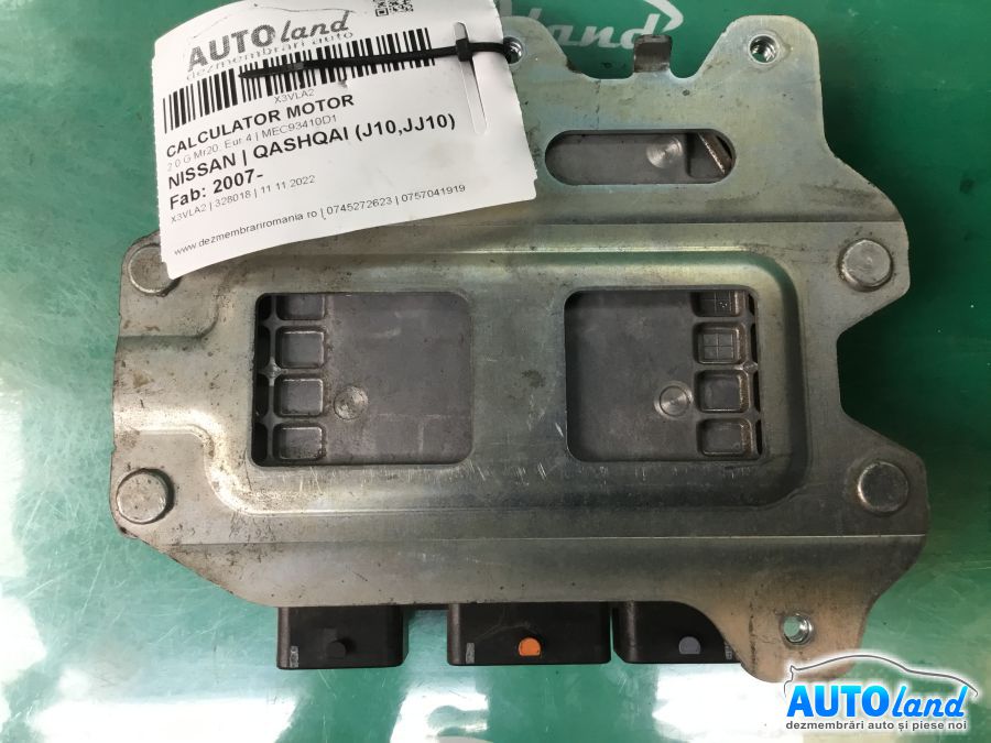 Calculator ECU Motor NISSAN QASHQAI (J10,JJ10) 2007-2025 Cod MEC93410D1 