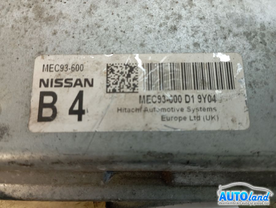 Calculator Ecu Motor NISSAN QASHQAI (J10,JJ10) 2007-2025 Cod MEC93600 