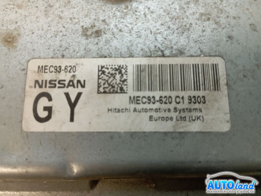 Calculator Ecu Motor NISSAN QASHQAI (J10,JJ10) 2007-2025 Cod MEC93620 