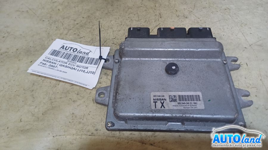 Calculator Ecu Motor NISSAN QASHQAI (J10,JJ10) 2007-2025 Cod MEC940240D2 