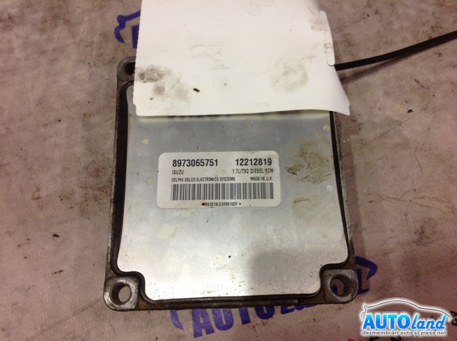Calculator ECU Motor OPEL ASTRA G caroserie (F70) 1999-2005 Cod 12212819 