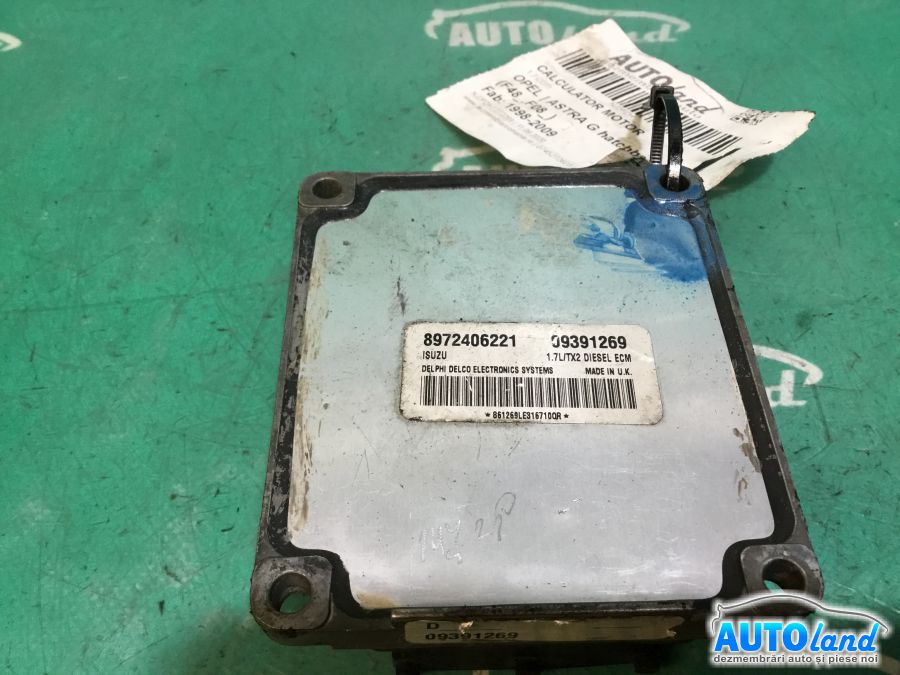 Calculator ECU Motor OPEL ASTRA G hatchback (F48_,F08_) 1998-2009 Cod 8972406221 