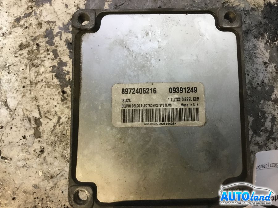 Calculator ECU Motor OPEL ASTRA G hatchback (F48_,F08_) 1998-2009 Cod 09391249 