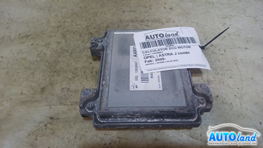 Calculator Ecu Motor OPEL ASTRA J combi 2009-2025 Cod 12638807 