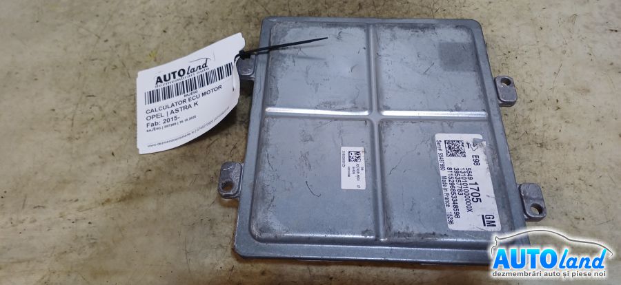 Calculator Ecu Motor OPEL ASTRA K 2015-2025 Cod 395357783 