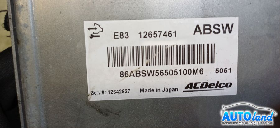 Calculator Ecu Motor OPEL CORSA E 2014-2025 Cod 12657461 