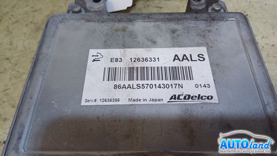 Calculator Ecu Motor OPEL INSIGNIA 2008-2025 Cod 12636331 