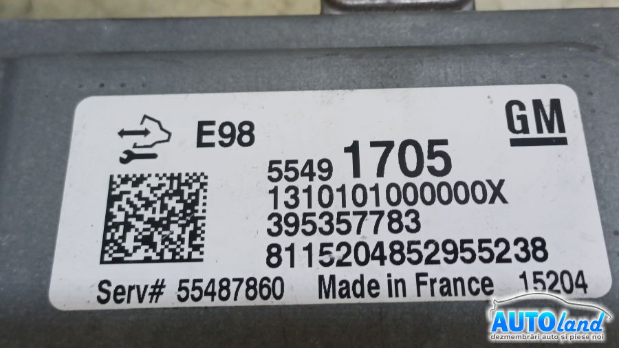 Calculator Ecu Motor OPEL MOKKA 2012-2025 Cod 55491705 