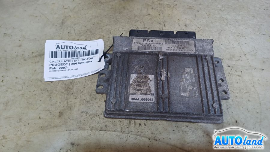 Calculator Ecu Motor PEUGEOT 206 limuzina 2007-2025 Cod 9646989180 