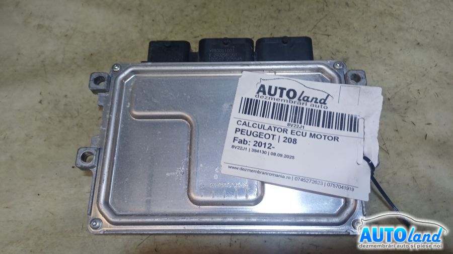 Calculator Ecu Motor PEUGEOT 208 2012-2025 Cod 9611545080 