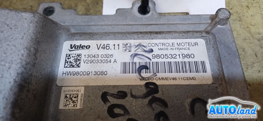 Calculator Ecu Motor PEUGEOT 208 2012-2025 Cod 9805321980 