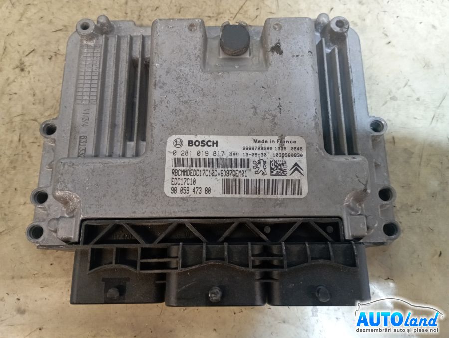 Calculator Ecu Motor PEUGEOT 208 2012-2025 Cod 9805947380 