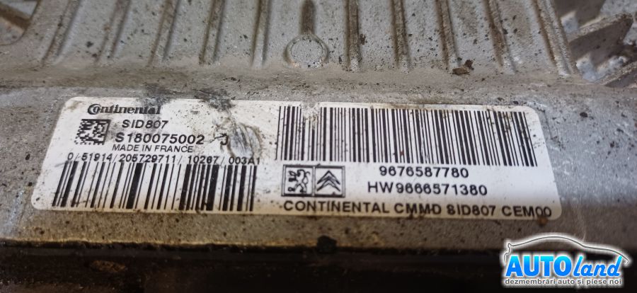 Calculator Ecu Motor PEUGEOT 3008 2009-2025 Cod 9676587780 