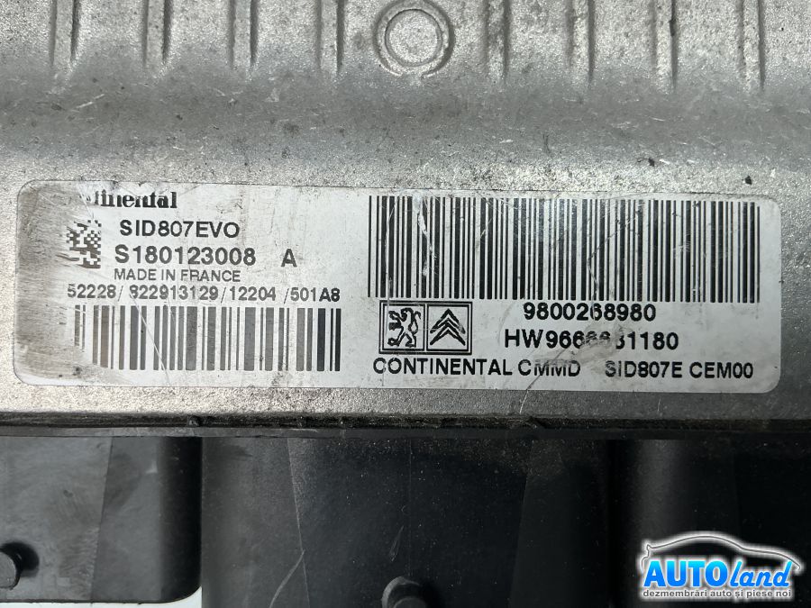 Calculator ECU Motor PEUGEOT 3008 2009-2025 Cod 9800268980 