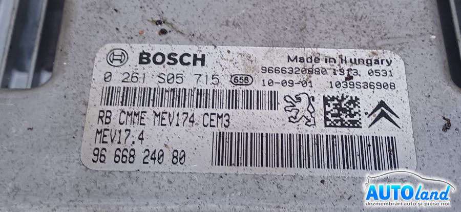 Calculator Ecu Motor PEUGEOT 308 (4A_,4C_) 2007-2025 Cod 9666824080 