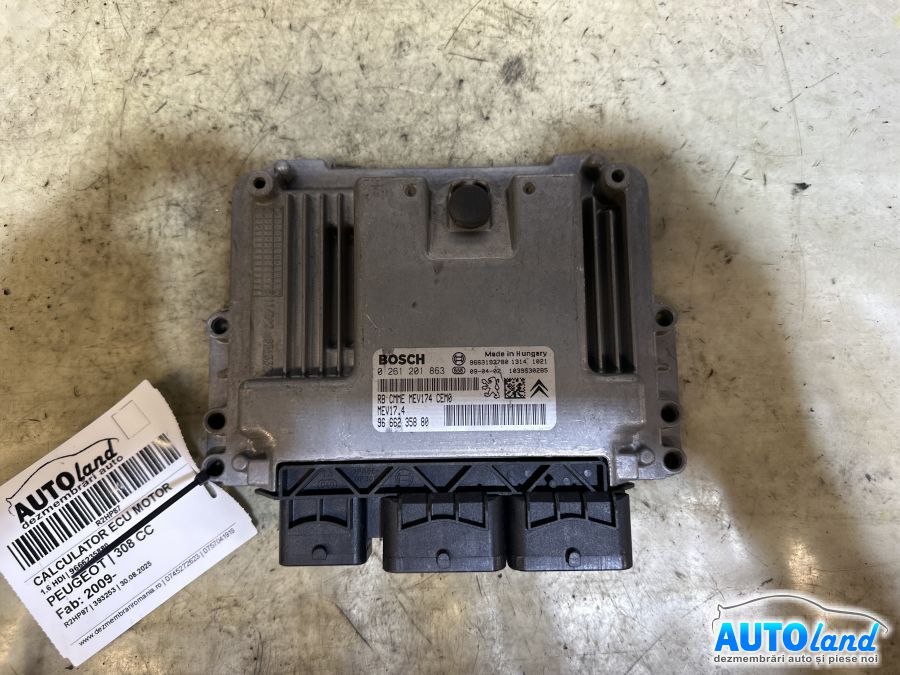 Calculator Ecu Motor PEUGEOT 308 CC 2009-2025 Cod 9666235880 