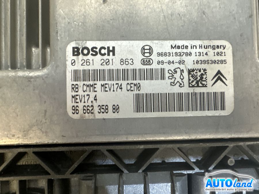 Calculator Ecu Motor PEUGEOT 308 CC 2009-2025 Cod 9666235880 