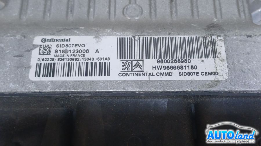 Calculator Ecu Motor PEUGEOT 5008 2009-2025 Cod 9800268980 