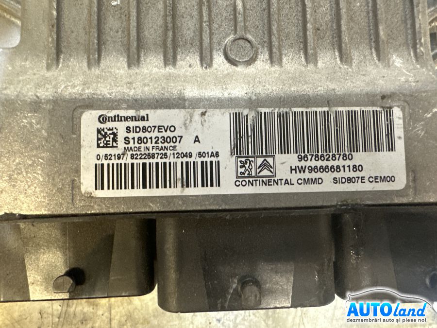 Calculator Ecu Motor PEUGEOT 508 2010-2025 Cod 9678628780 