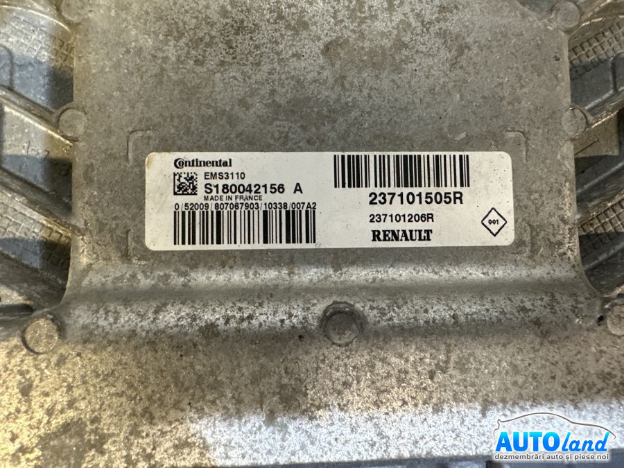 Calculator Ecu Motor RENAULT CLIO IV 2012-2025 Cod 237101505R 
