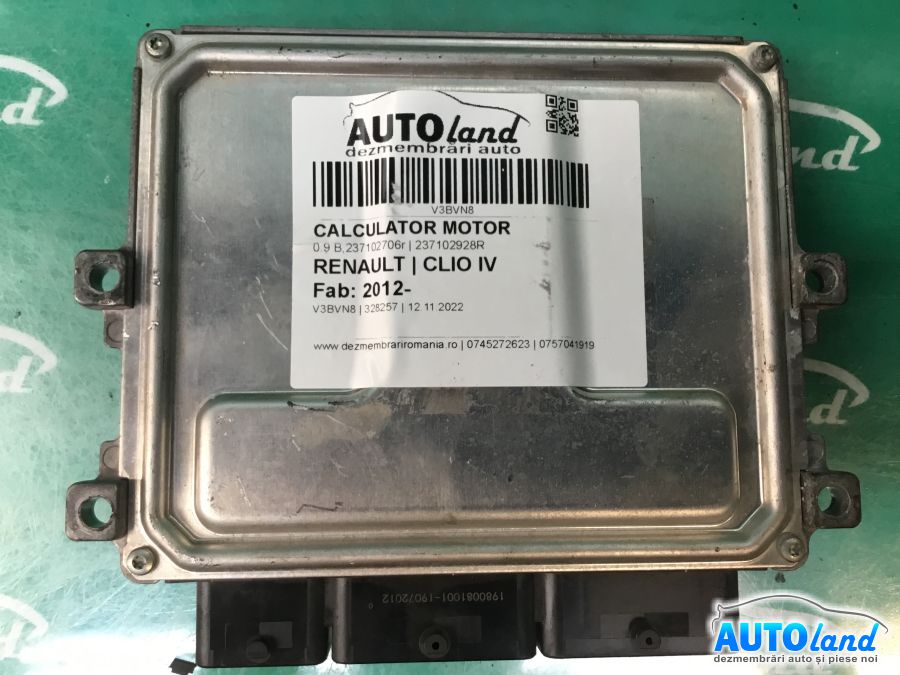 Calculator ECU Motor RENAULT CLIO IV 2012-2025 Cod 237102928R 