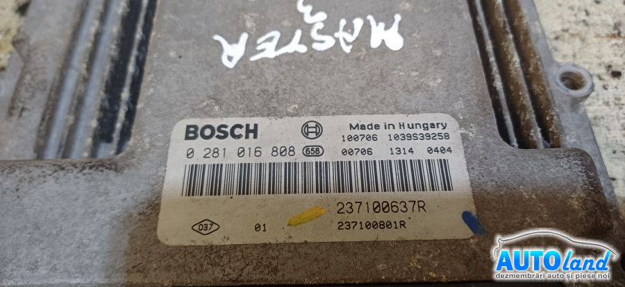 Calculator Ecu Motor RENAULT MASTER III 2010-2026 Cod 237100637R 
