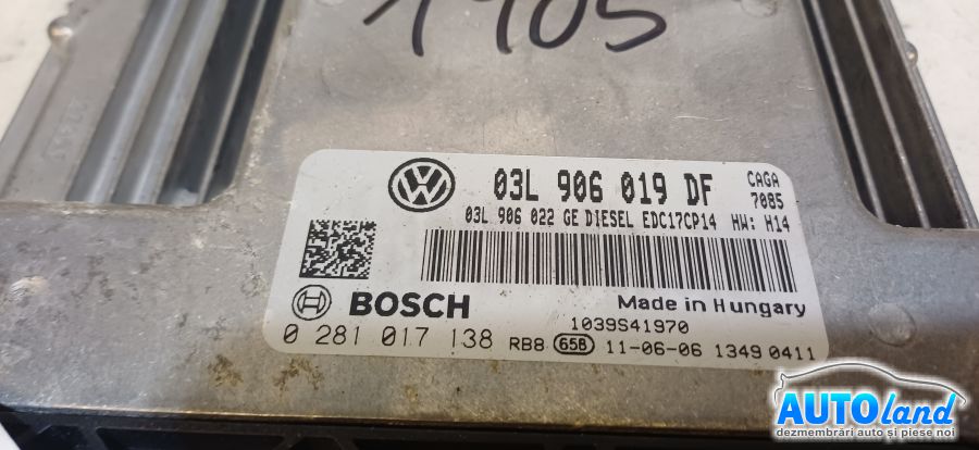 Calculator Ecu Motor SEAT EXEO 2009-2026 Cod 03L906019DF 
