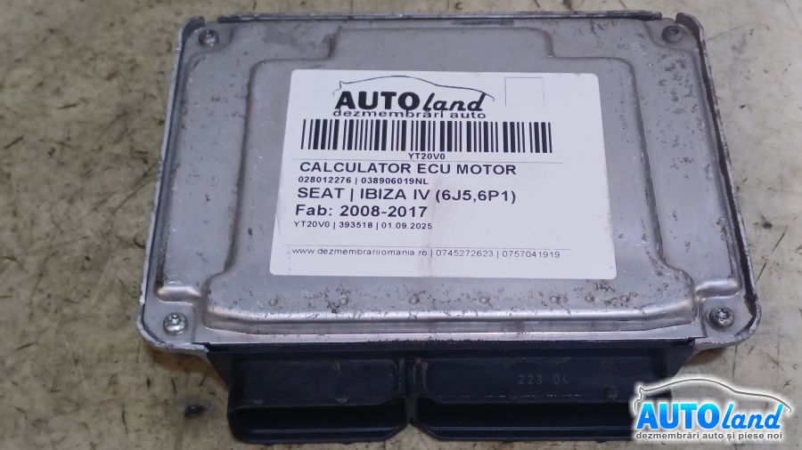 Calculator Ecu Motor SEAT IBIZA IV (6J5,6P1) 2008-2017 Cod 038906019NL 