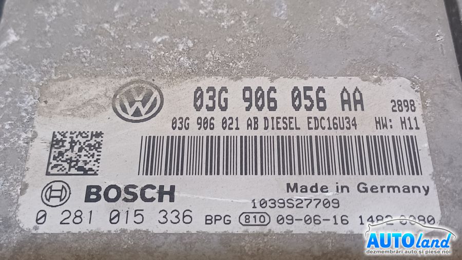 Calculator Ecu Motor SEAT LEON (1P1) 2005-2013 Cod 03G906056AA 