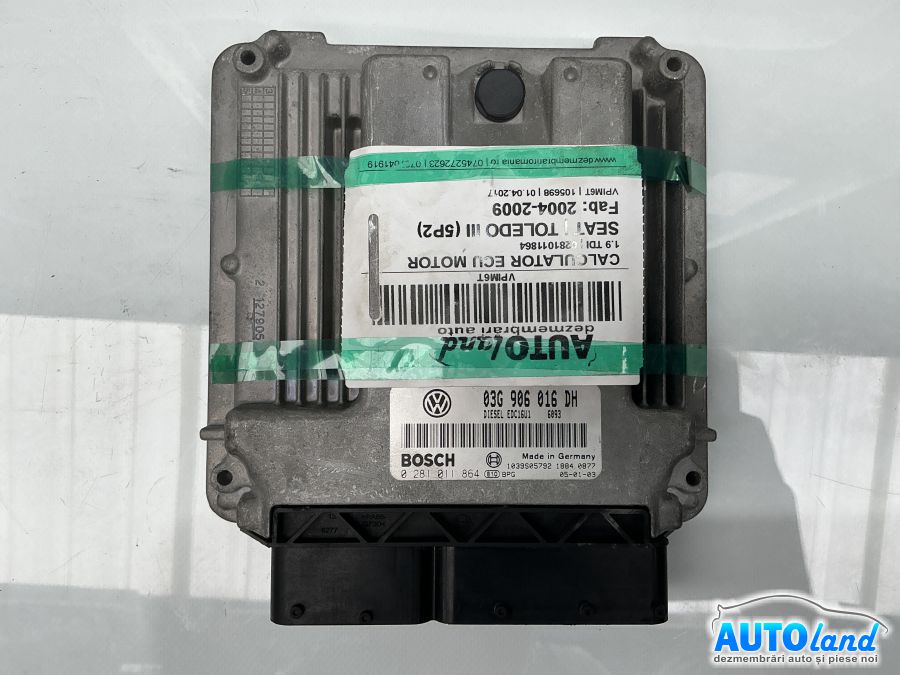 Calculator ECU Motor SEAT TOLEDO III (5P2) 2004-2009 Cod 0281011864 
