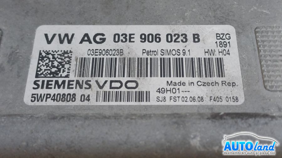 Calculator Ecu Motor SKODA FABIA 2006-2026 Cod 03E906023B 