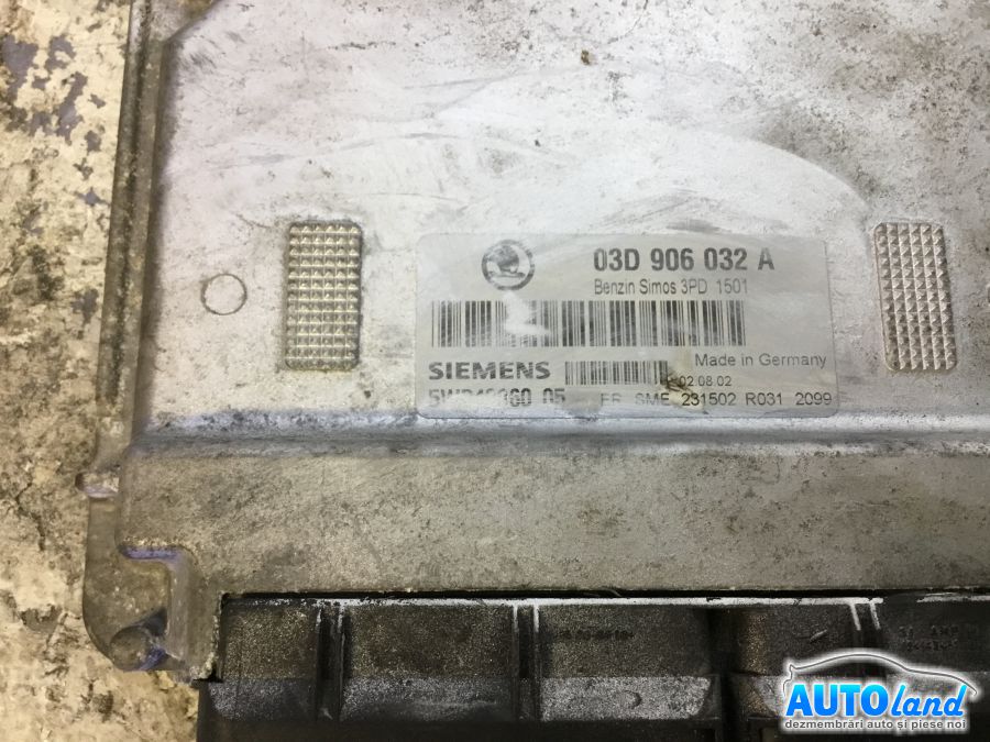 Calculator ECU Motor SKODA FABIA (6Y2) 1999-2025 Cod 03D906032A 