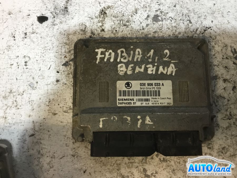 Calculator ECU Motor SKODA FABIA (6Y2) 1999-2025 Cod 03E906033A 