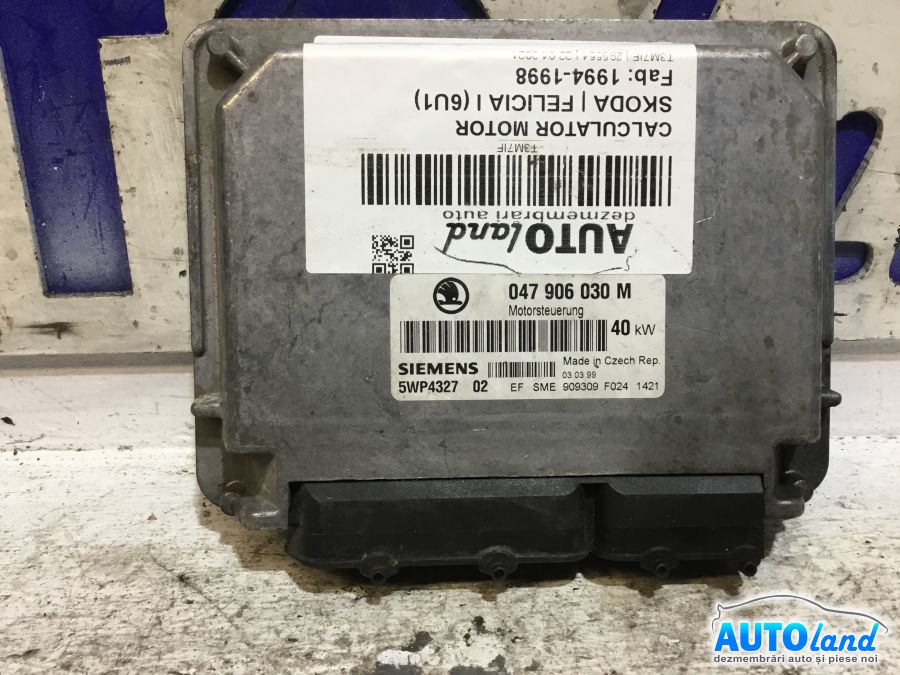 Calculator ECU Motor SKODA FELICIA I (6U1) 1994-1998 Cod 047906030M 