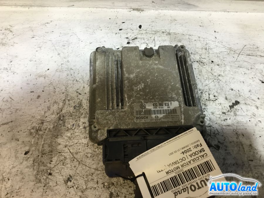 Calculator ECU Motor SKODA OCTAVIA (1Z3) 2004-2026 Cod 03G906016F 