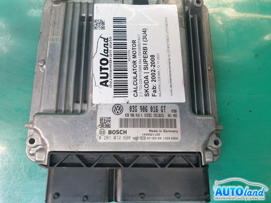 Calculator ECU Motor