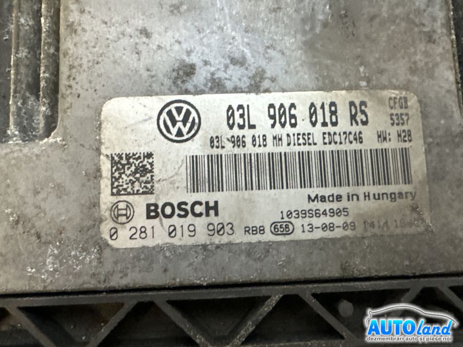 Calculator Ecu Motor SKODA SUPERB II (3T4) 2008-2026 Cod 03L906018RS 