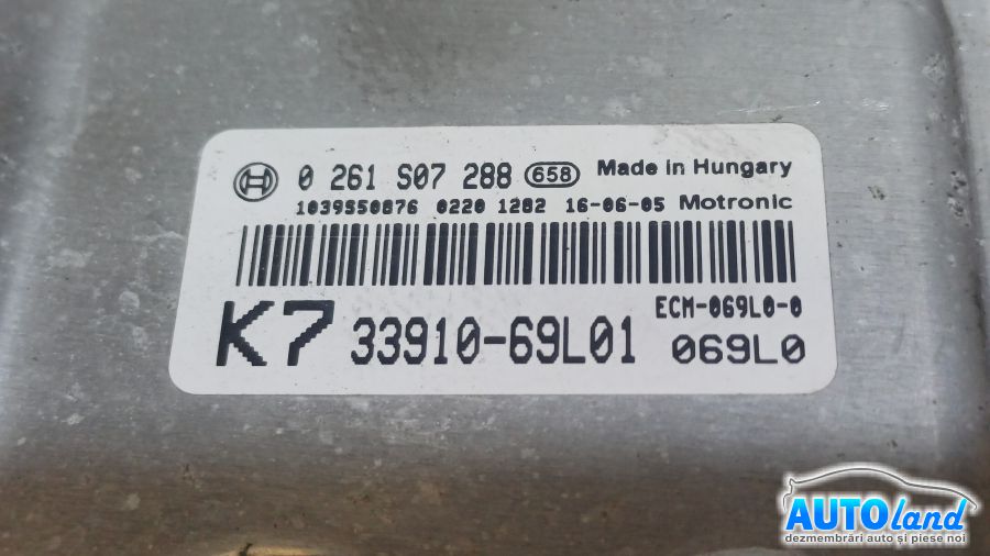 Calculator Ecu Motor SUZUKI SWIFT III (SG) 2005-2010 Cod 3391069L01 