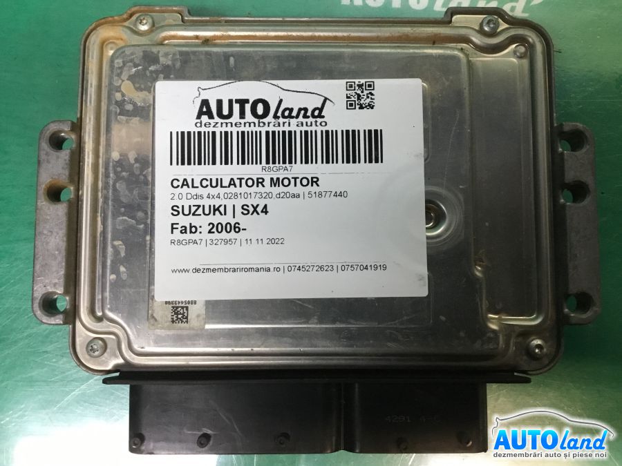 Calculator ECU Motor SUZUKI SX4 S-Cross I 2006-2025 Cod 51877440 