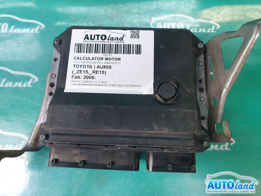 Calculator ECU Motor TOYOTA AURIS (_ZE15,_RE15) 2006-2025 Cod 8966102D71 