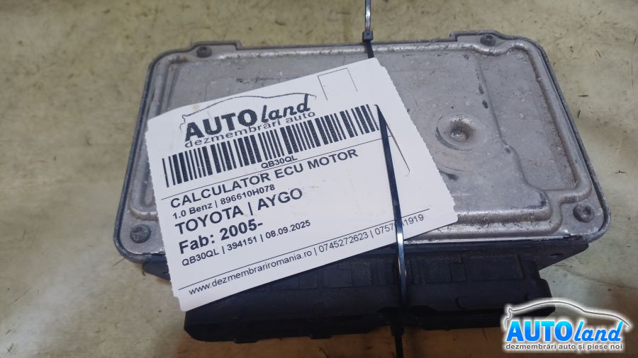 Calculator Ecu Motor TOYOTA AYGO 2005-2025 Cod 896610H078 